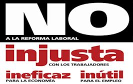 No a la reforma laboral