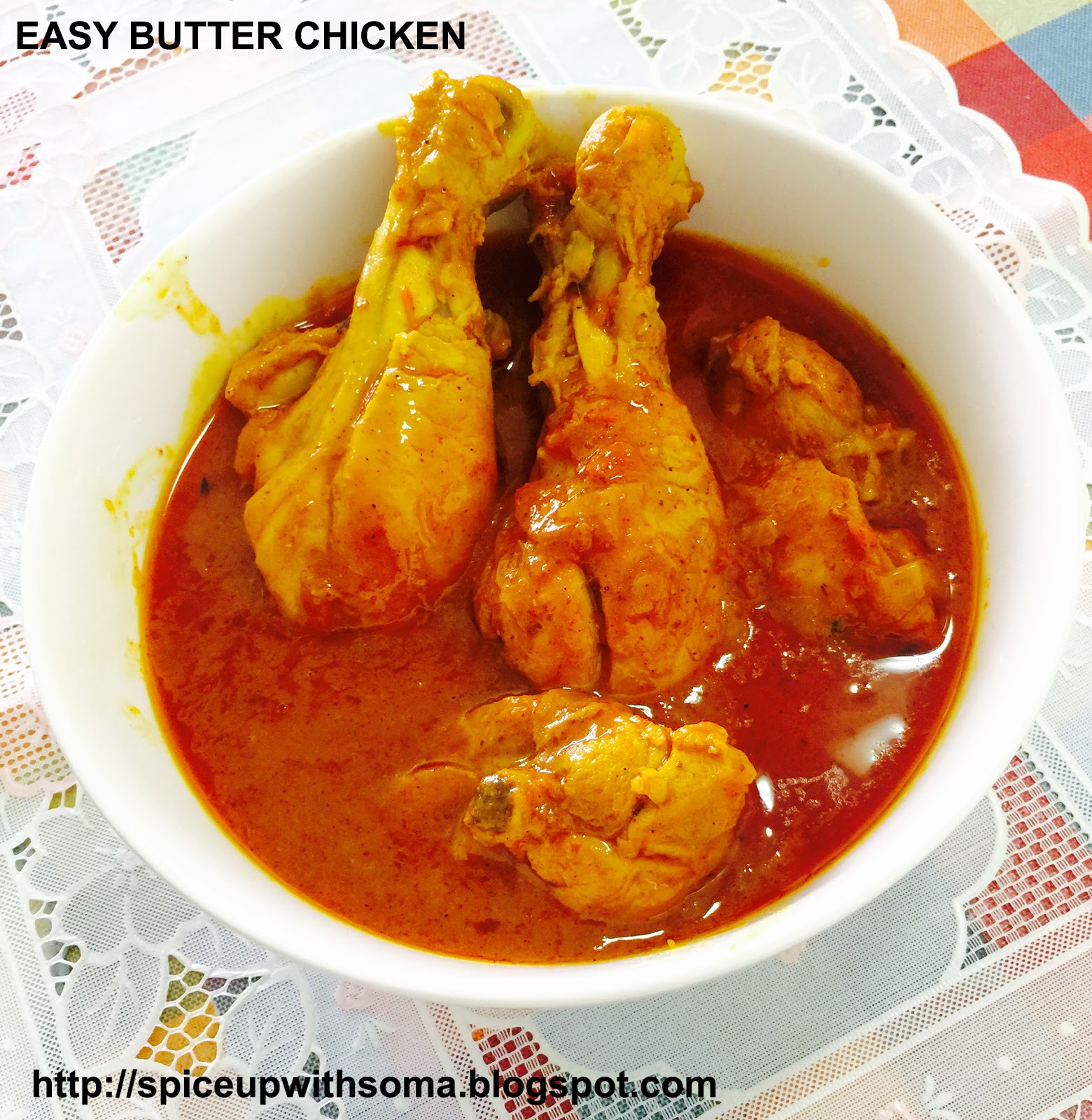CURRY AND SPICE EASY BUTTER CHICKEN