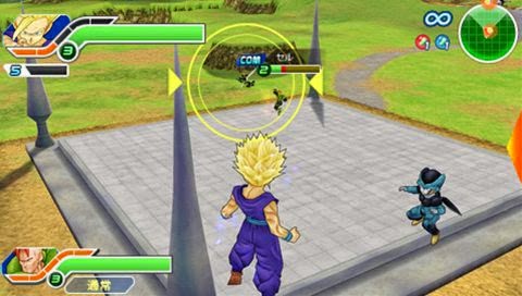 dragon ball z tenkaichi tag team psp cso