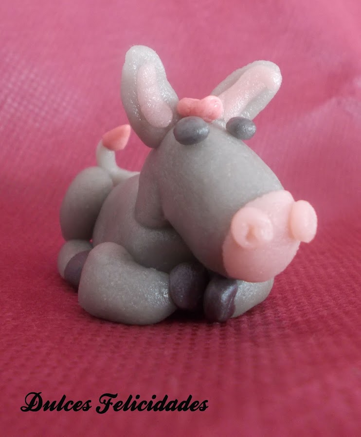 Belén navideño modelado con fondant