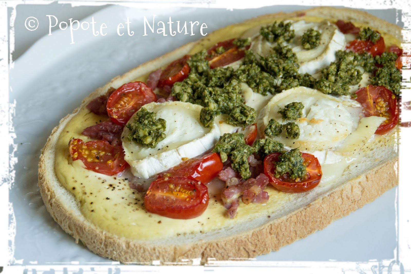 Popote et Nature Bruschetta campagnarde qui déménage