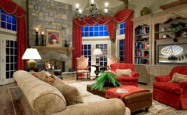 Rustic country living room decorating ideas