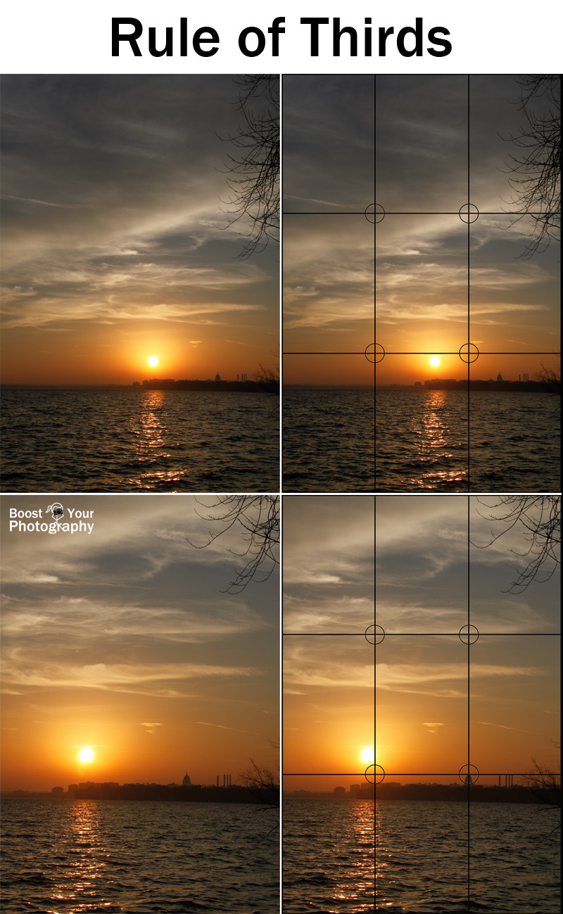 Comparison of the Rule of Thirds for Composition | Boost Your Photography