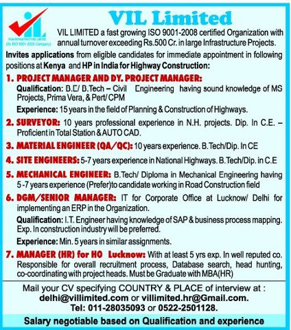 International job vacancies in kenya