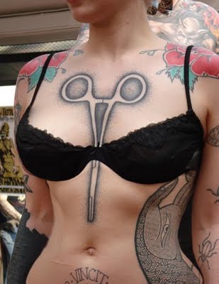 Tribal Shoulder Girl Tattoo