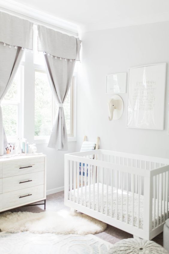 neutral baby boy nursery