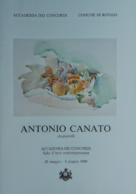 Antonio Canato Acquerelli - Rovigo, Accademia dei Concordi 26 maggio - 6 giugno 1990
