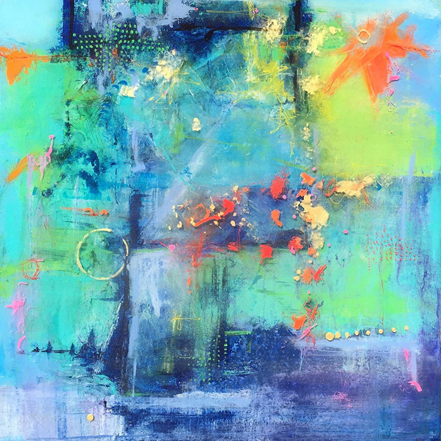 Daily Painters Abstract Gallery: Contemporary Mixed Media Abstract ...