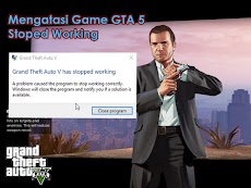 Game GTA 5 Stoped Working ini solusi nya