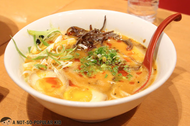 The highly flavorful Tan Tan Ramen of Mitsuyado Sei-Men Ramen