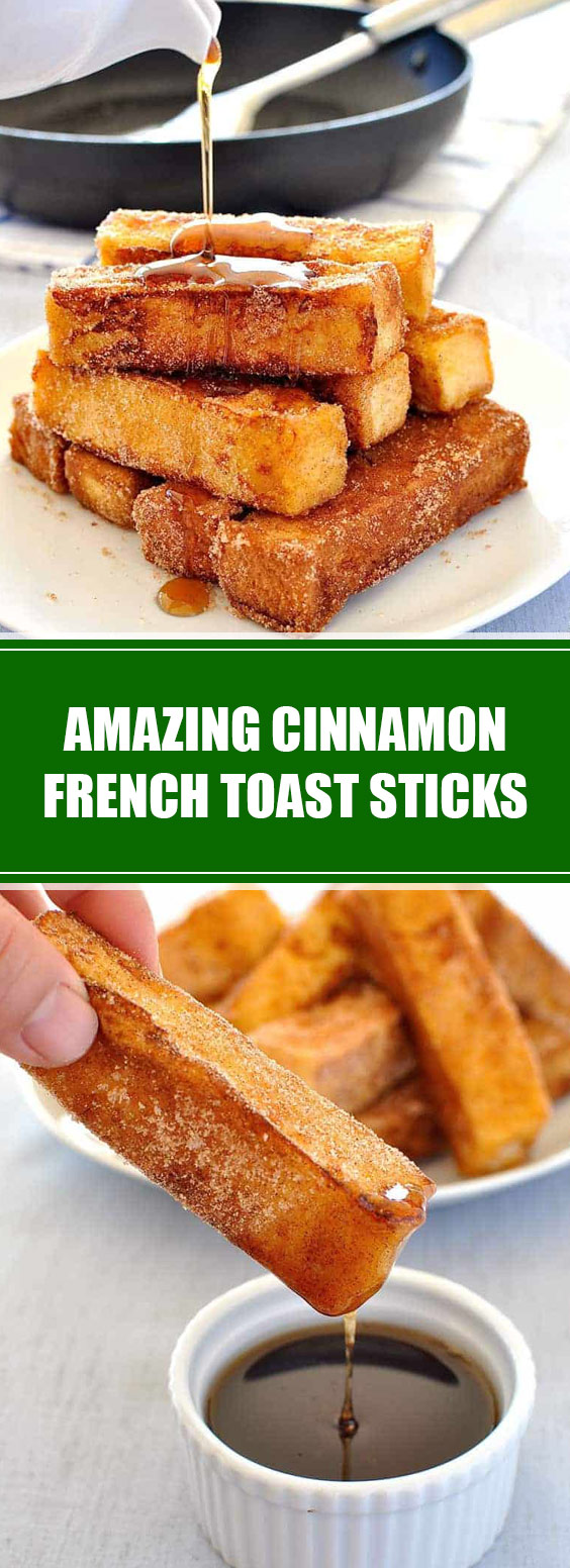 Amazing Cinnamon French Toast Sticks dessert frenchtoast FOOD RECIPES