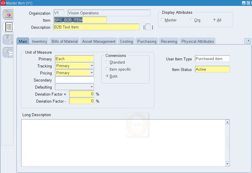 Oracle Order Fulfilment: Back to Back Order « Learn Oracle