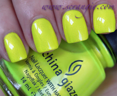 Scrangie: China Glaze Summer Neons Collection for Summer 2012 Swatches ...