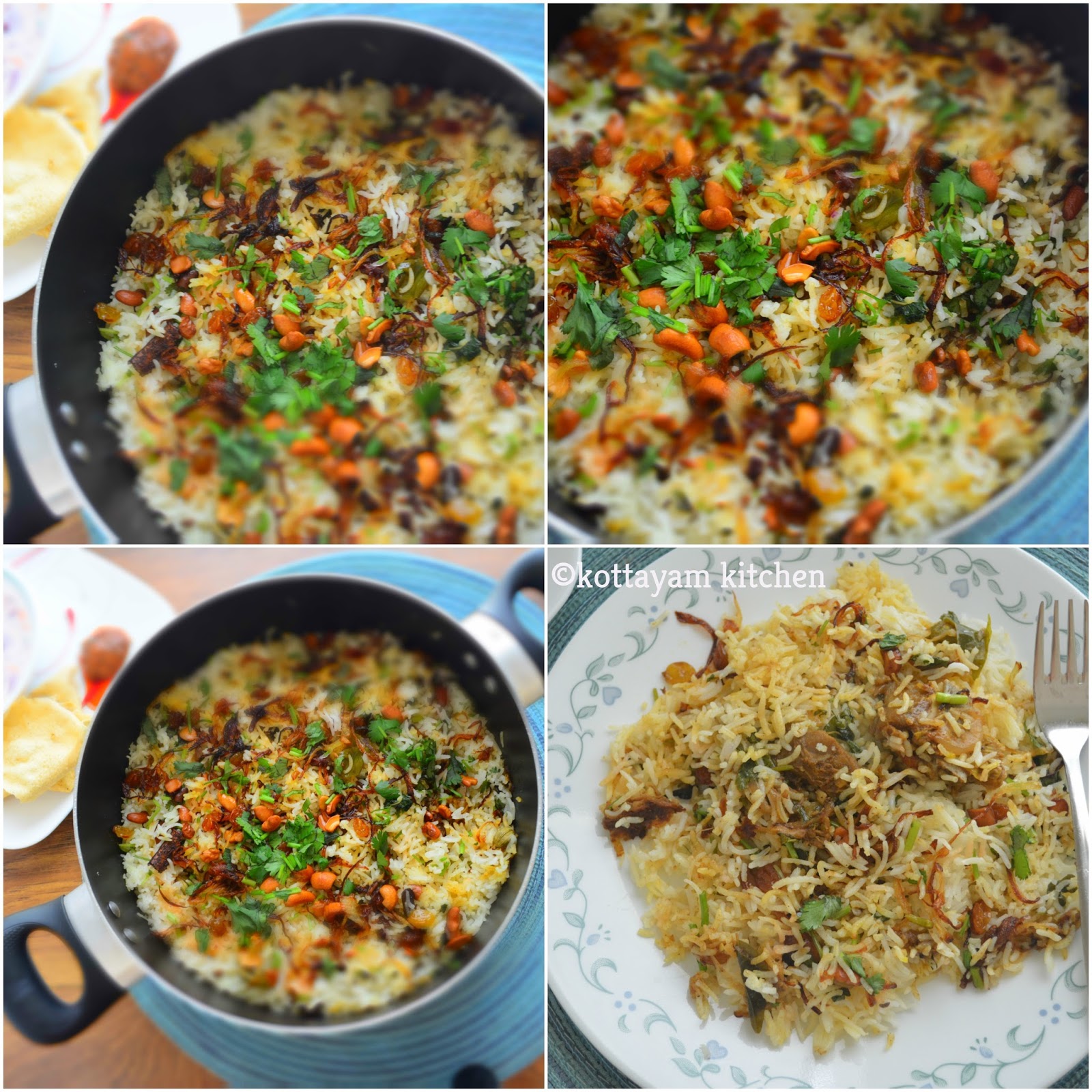 Malabar Mutton Biriyani recipe Kottayam Kitchen