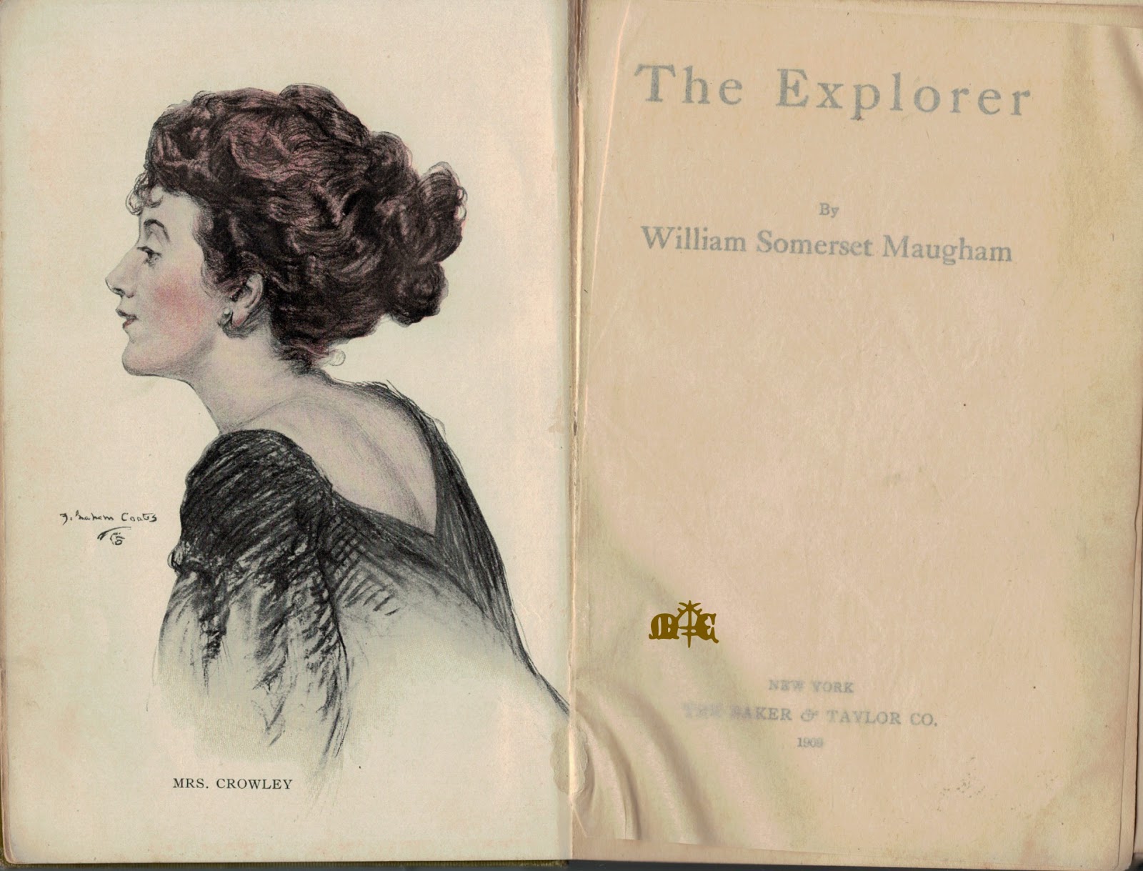 frontispiece and title of The Explorer 1909