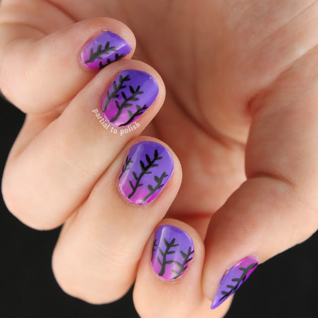 Wheat At Sunset Nail Art Inspired by Chalkboard Nails Featuring Some Girly Bits Hoop! There It Is Collection Polishes (Duh!)!