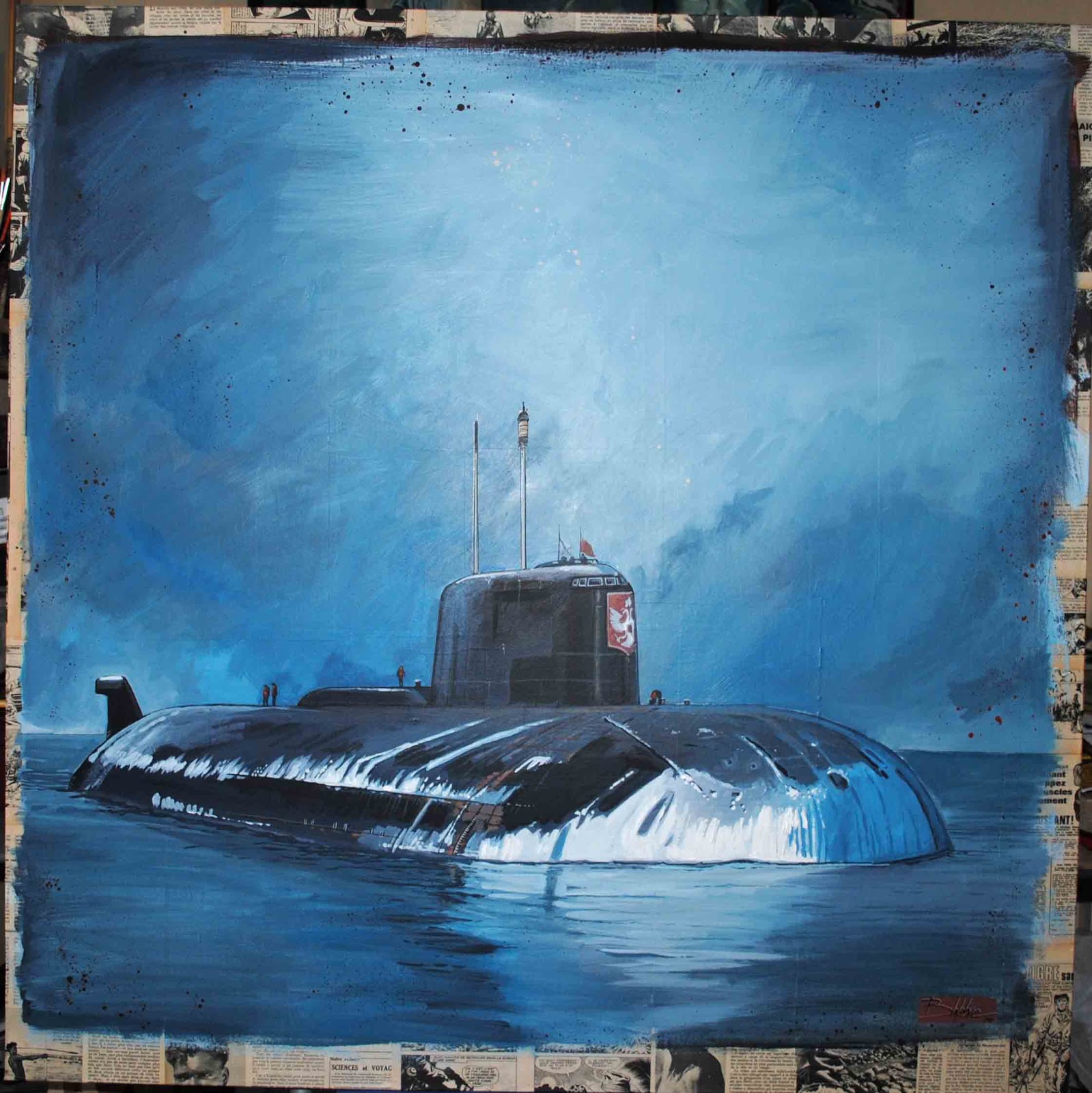 Koursk Un Sous Marin En Eaux Troubles A la vie A la mort: Koursk (100xx100cm)