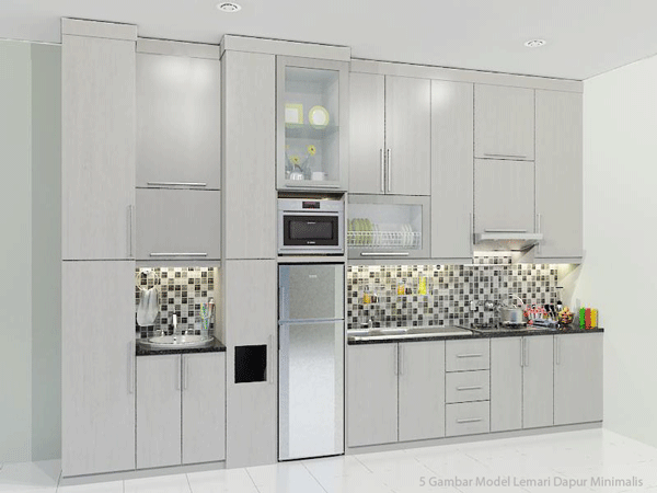 Inspirasi 30+ Gambar Lemari Dapur Minimalis