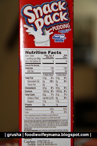 How Many Calories in a Snack Pack Pudding 