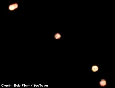 UFOs Over Surprise, Arizona at Midnight On New Year's (Pt-2) 1-1-13