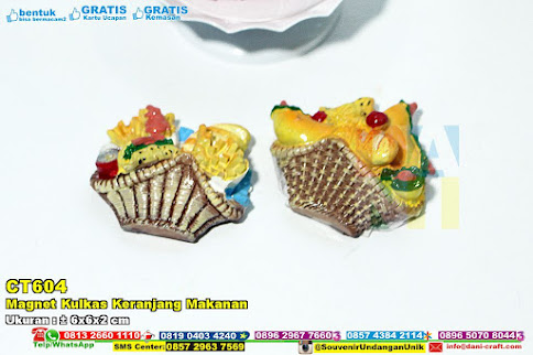 Magnet Kulkas Keranjang Makanan