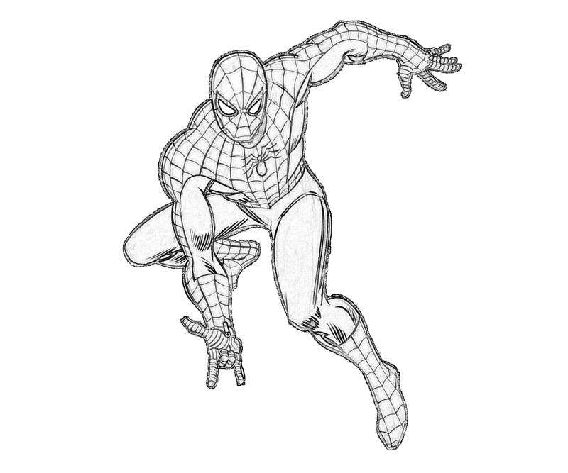 ultimate spiderman coloring pages to print - photo #10