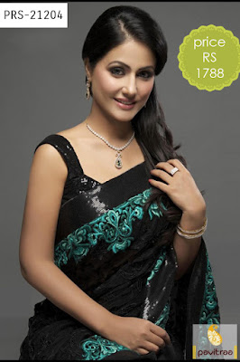 bollywood actress hina khan sarees online latest trends collection 