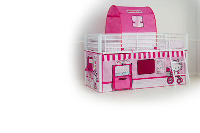 Hello Kitty bunk bed play house tent design