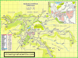 Map of Mahabaleshwar Town