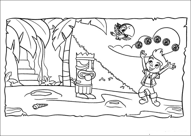 jack and the neverland pirates coloring pages - photo #34