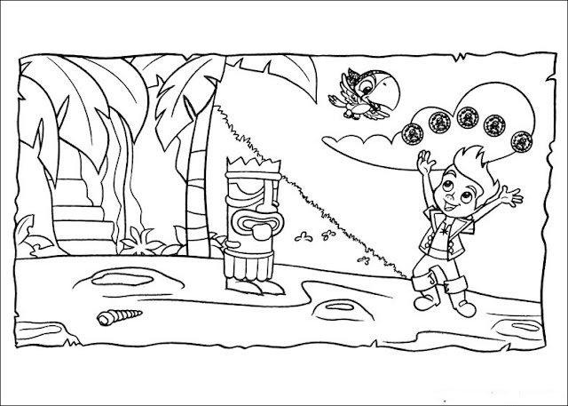 neverland map coloring pages - photo #12