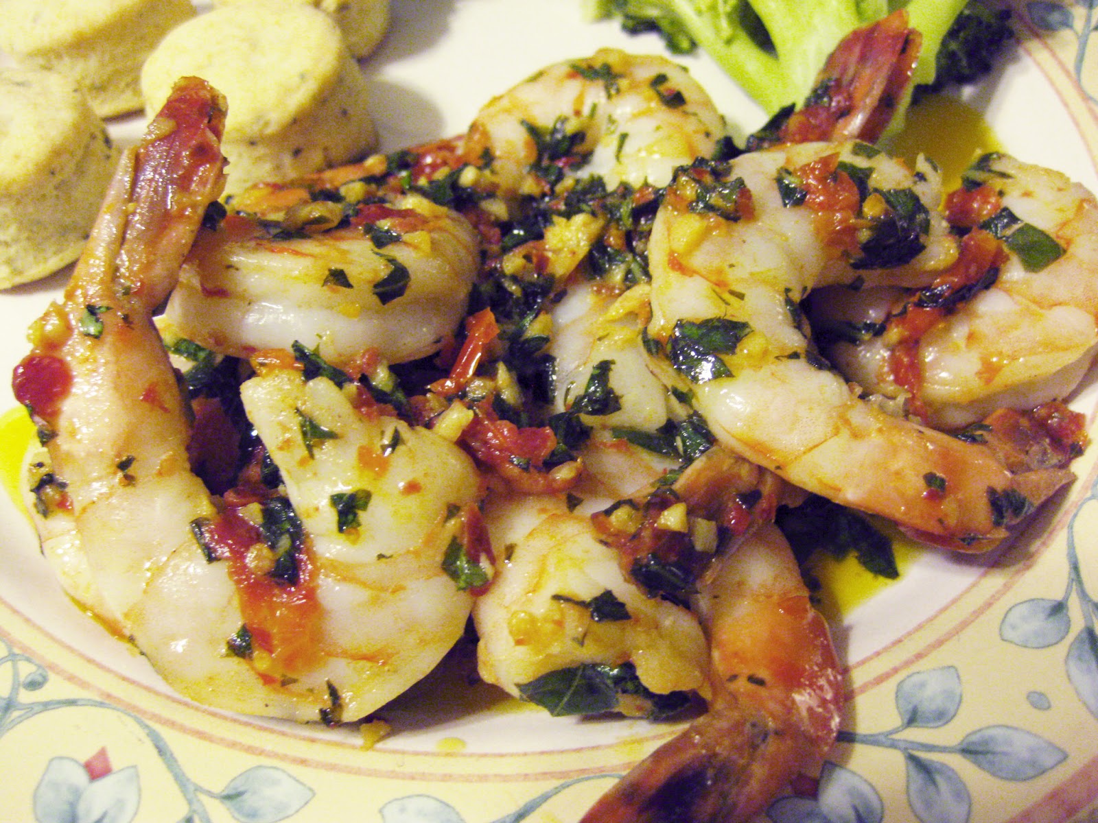 Bloatal Recall Shrimp with GarlicBasil Butter