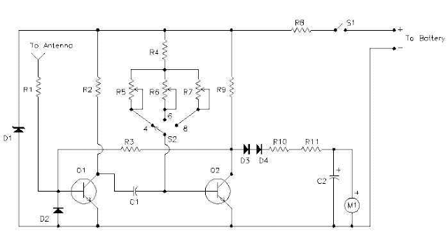 Simple Wireless Auto Tachometer Circuit Diagram | Super Circuit Diagram