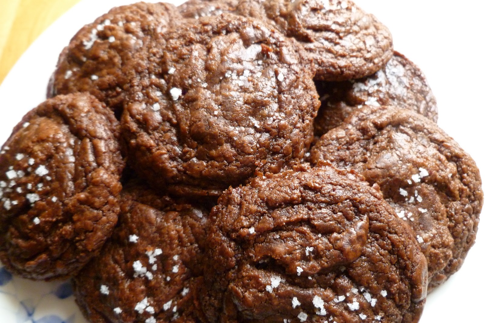 The Pastry Chef's Baking Fudgy Nutella Cookies with Sea Salt