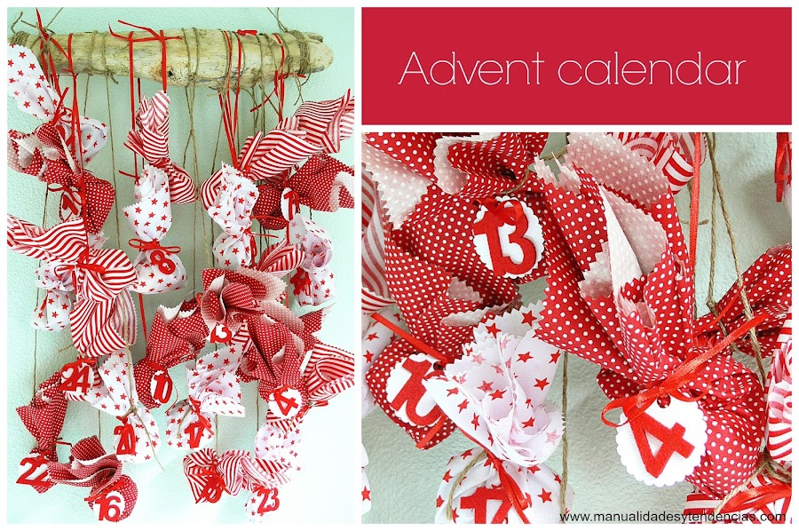 Fabric advent calendar