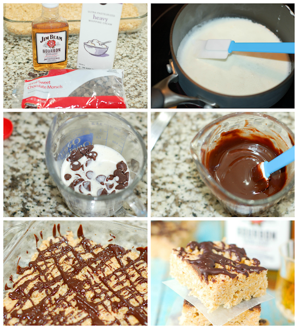 Making Chocolate Bourbon Sauce by The Sweet Chick