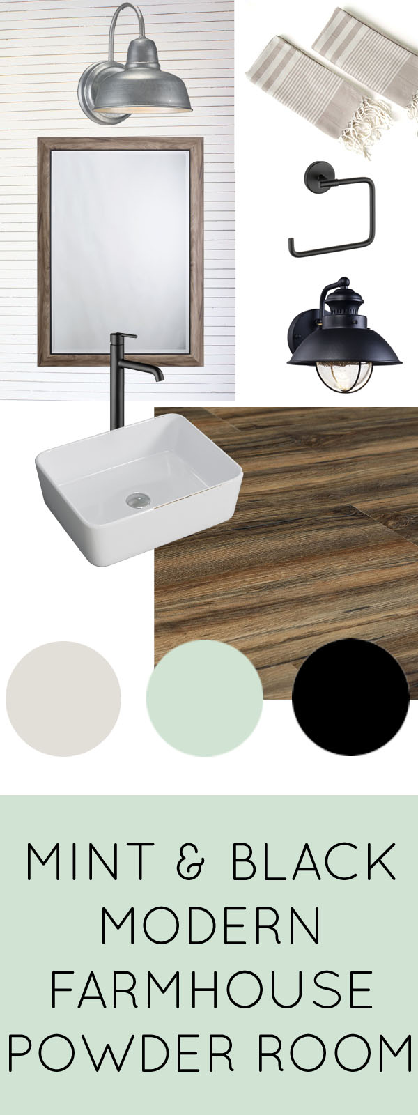 Mint Modern Farmhouse Bathroom Inspiration The Inspired Hive