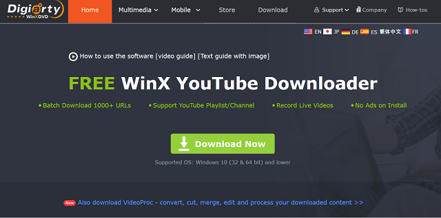 WinX YouTube Video Downloader