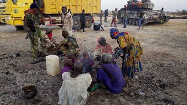 Photos: Boko Haram terrorists meet their waterloo in the hands of Civilian JTF in Borno