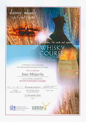 Whisky Course Certificate