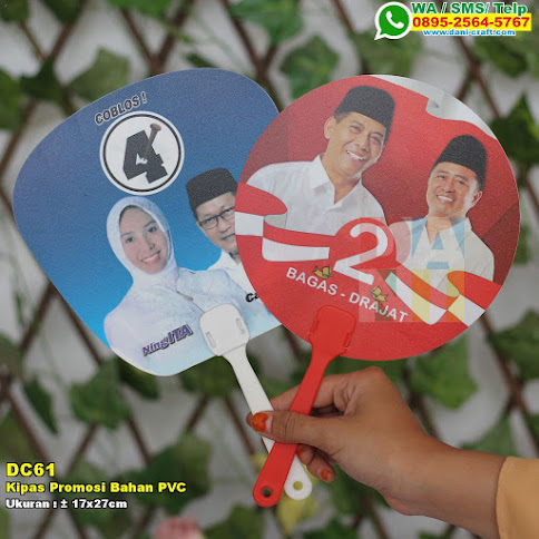 Kipas Promosi Bahan PVC