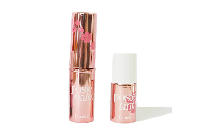 Benefit Cosmetics Posiebalm Tinted Lip Balm and Posietint Lip and Cheek Stain