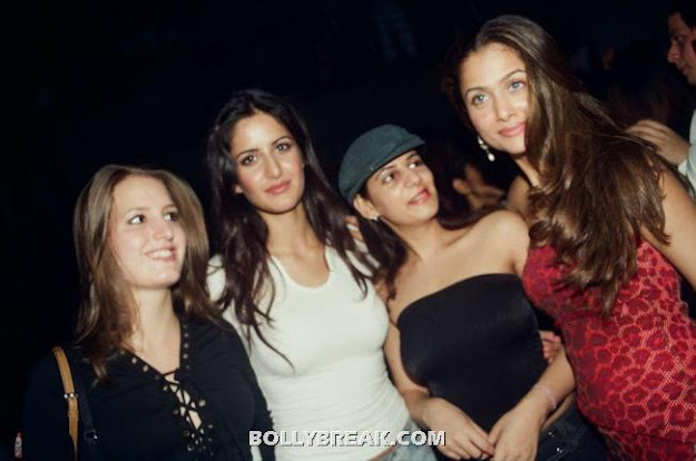 Katrina Kaiif in White top Old Picture with amrita Arora - (3) - Katrina Kaif Unseen Private Party Pics from 2004