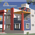 Duplex House Plan and Elevation - 2349 Sq. Ft.