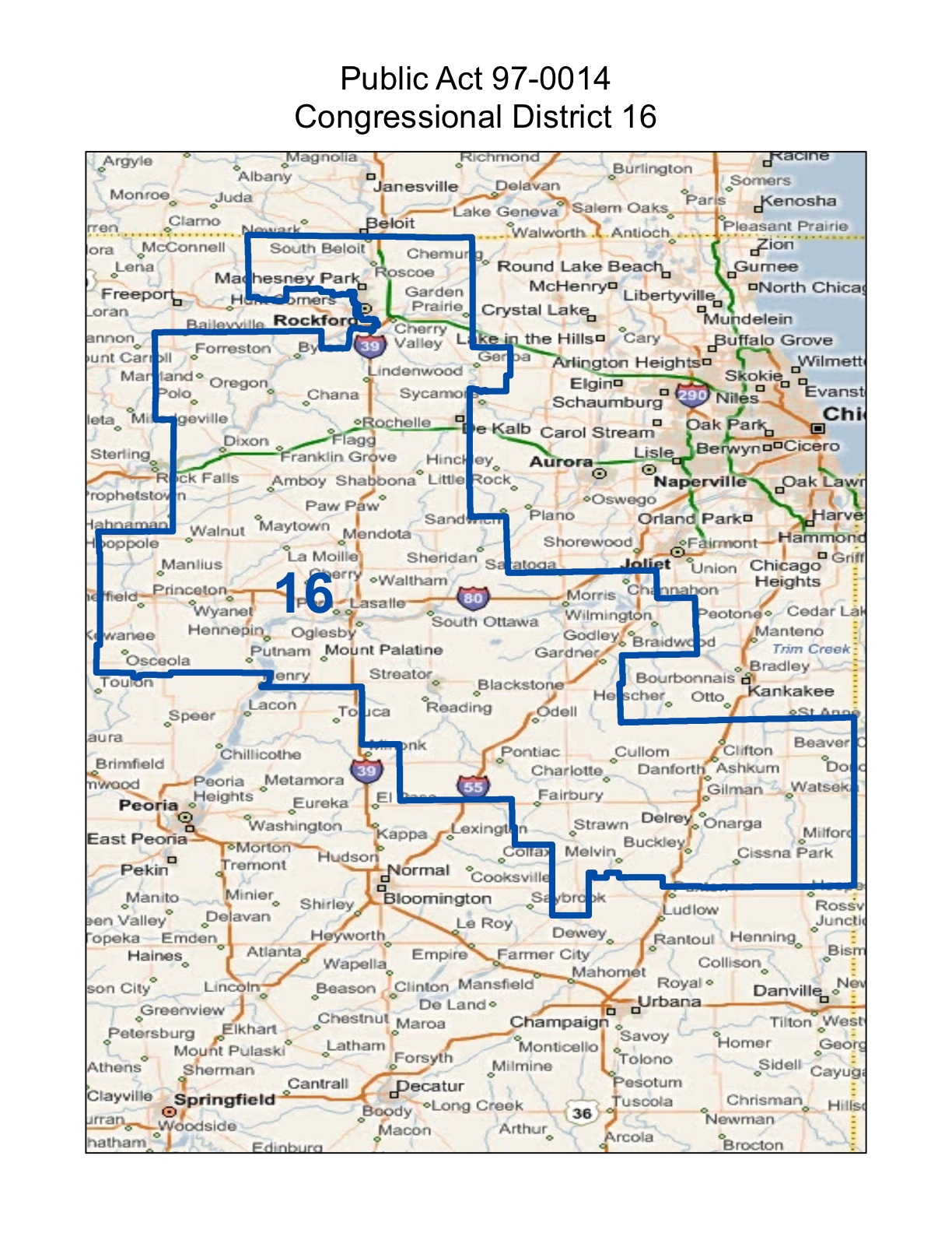 Will County Politics Maps of Illinois Congressional Districts 2014