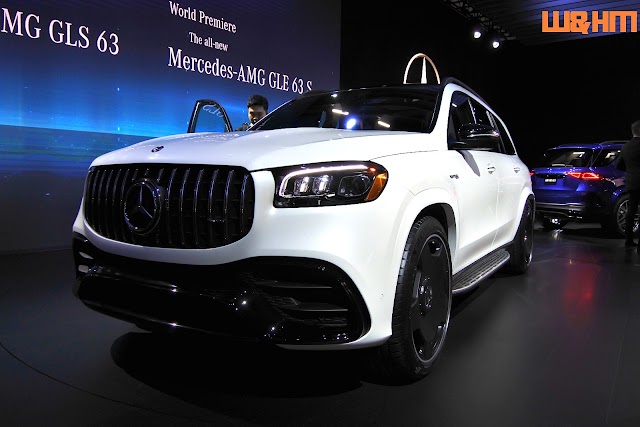 World Brand New Debut of Mercedes 7-Seater AMG GLS 63 and GLE 63 S at 2019 LA Autoshow, by W&HM, @laautoshow #laas2019