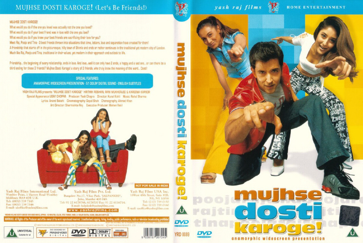 Cinemahindi Mujhse Dosti Karoge 2002 Online Subtitulos Español