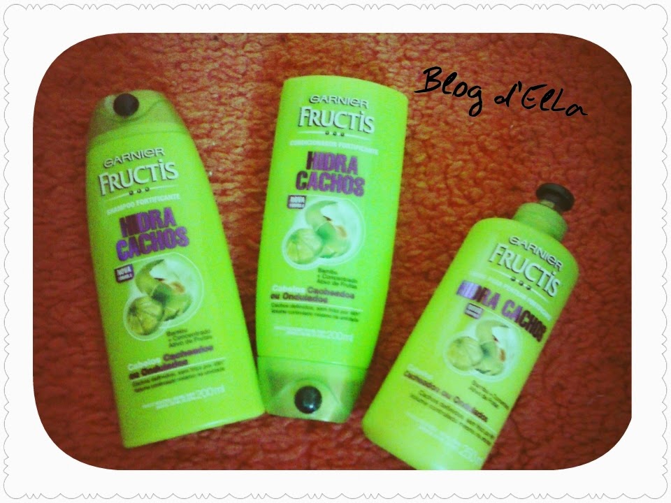 Blog d'ElLa Resenha Linha "Garnier Fructis" Hidra Cachos