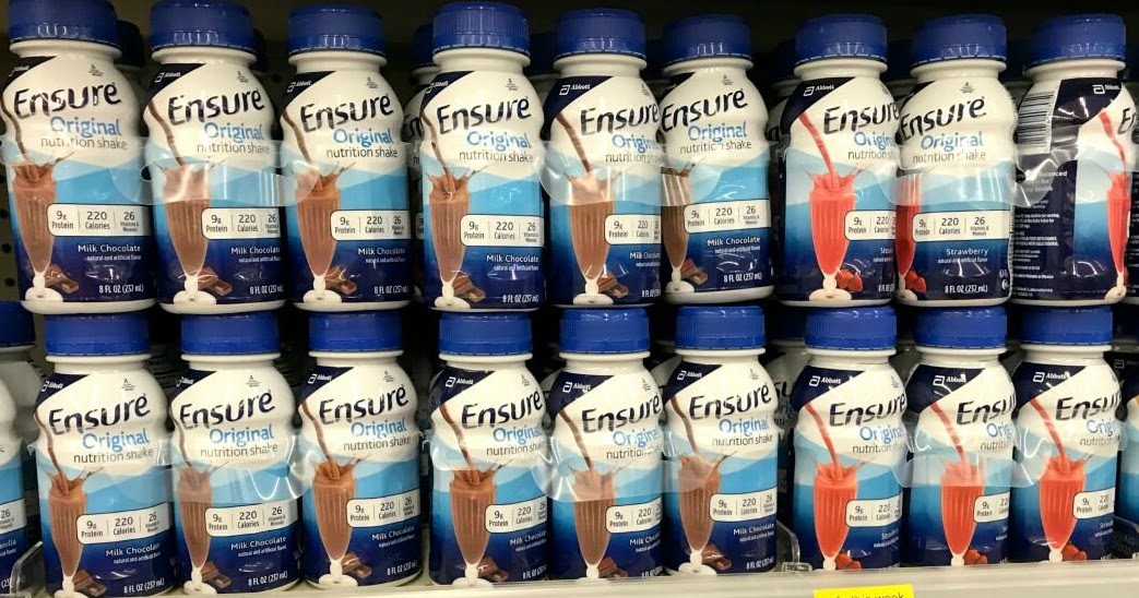 Ensure Nutrition Shakes 4.99 Per 6Pack (Save 4!)