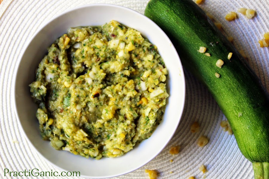 Roasted Zucchini & Corn Salsa PractiGanic Vegetarian Recipes and Organic Living